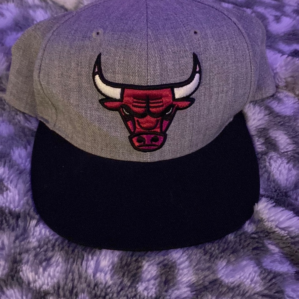 chicago bulls flat rimmed hat